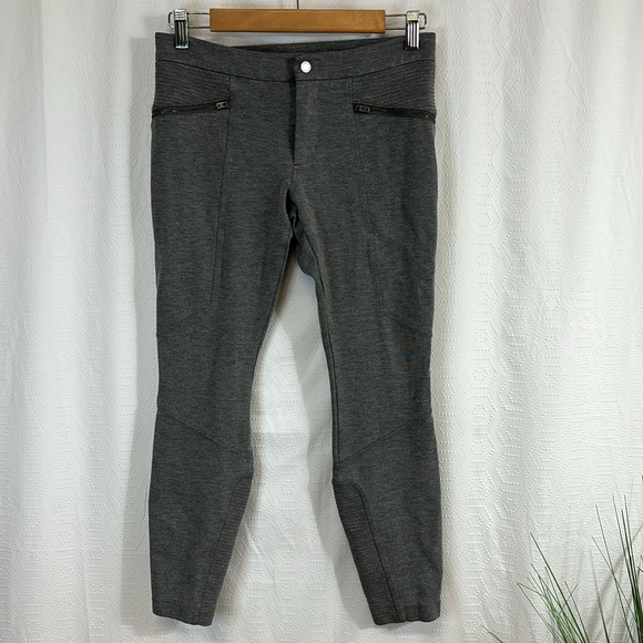 EUC Athleta Ponte Moto pants 4 petite - Picture 2 of 7